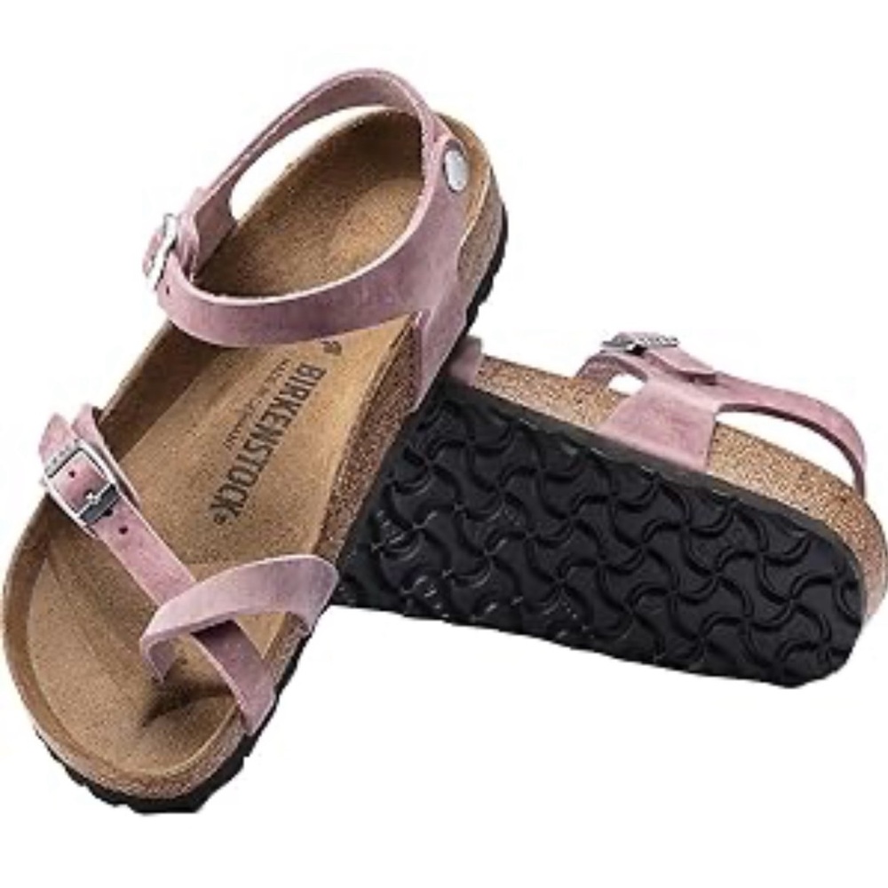 NWOT Birkenstock W’s Taormina Sz 40 9-9.5US oiled leather lavender